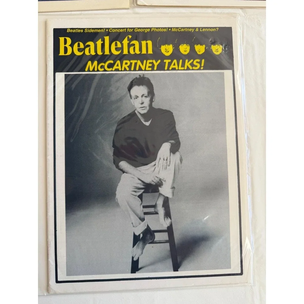 Beatlefan Magazine Lot Paul McCartney 1990 World Tour Onstage Off Talks 3 Issues